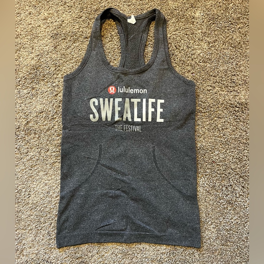 Lululemon Swiftly Sweatlife Festival Tank Top sz 4